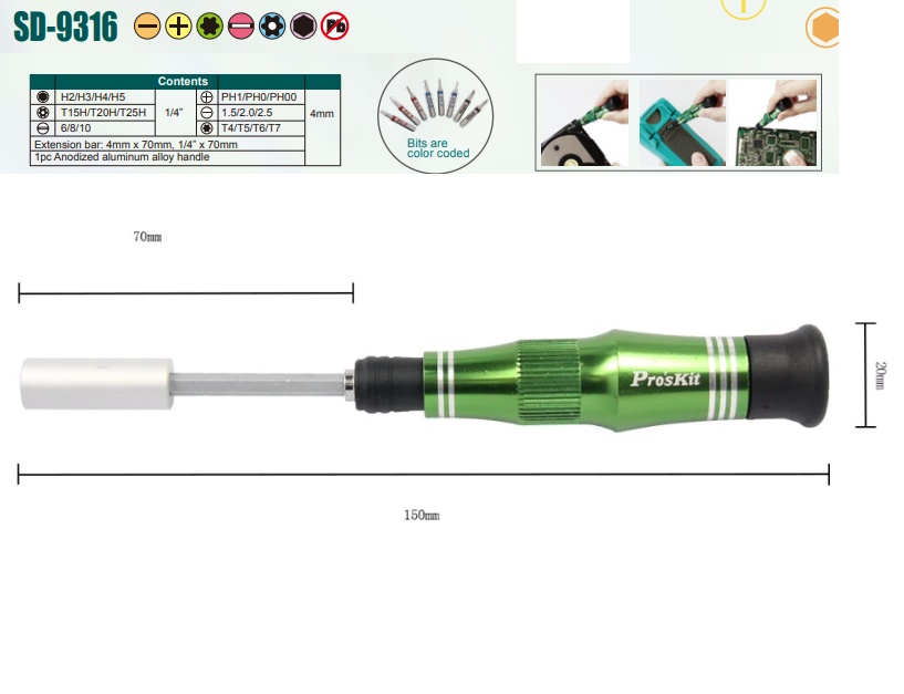 ODVIJAČ SD-9316 - 