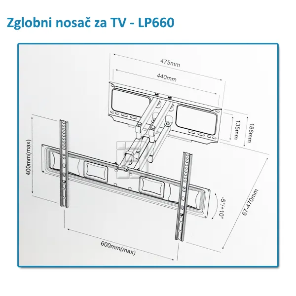 TV NOSAČ LP660 37-85 - zglobni-nosac-za-tv-lp660-dim