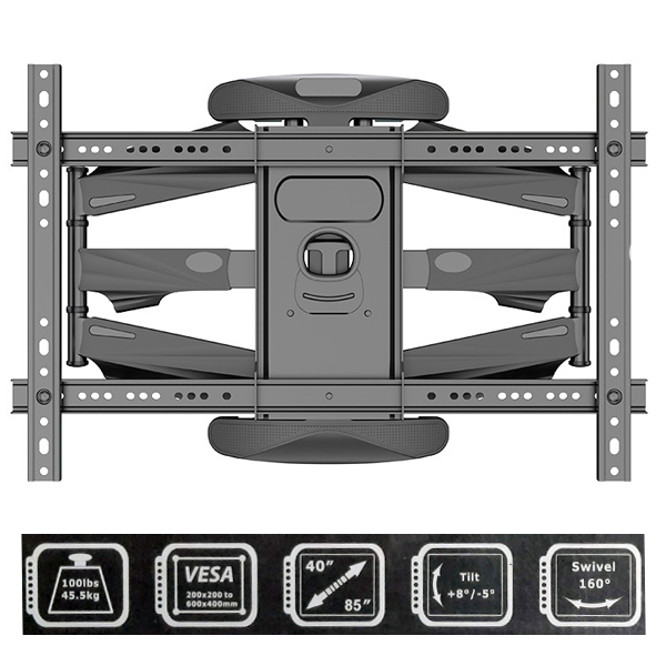 TV NOSAČ KLC-S8 40-85 - zidni-nosac-za-tv