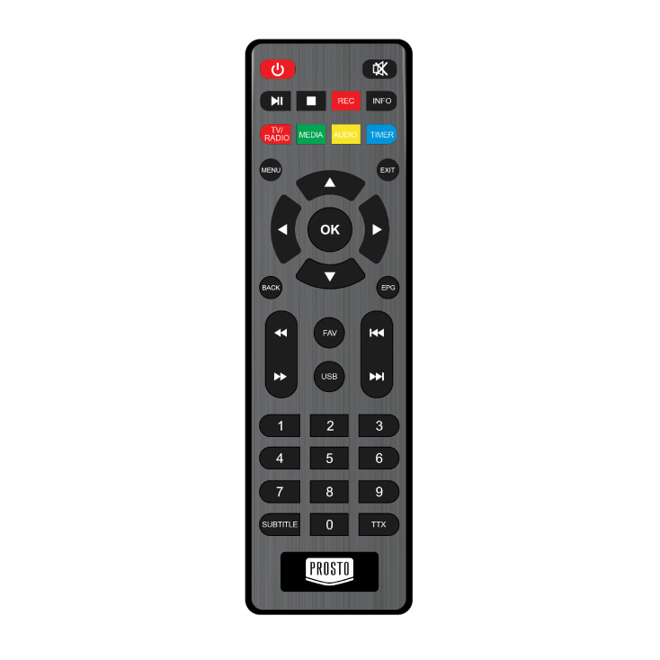 DVB-T2 HDR H.265 RISIVER - daljinski-za-set-top-box