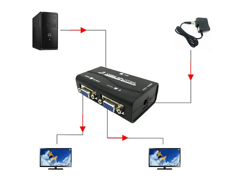 VGA SPLITER 1/2 - 