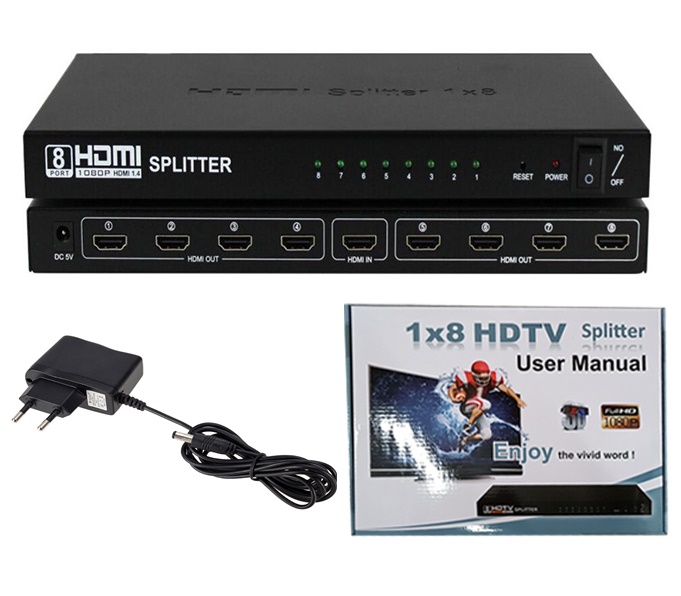 HDMI SPLITER 1/8 - 