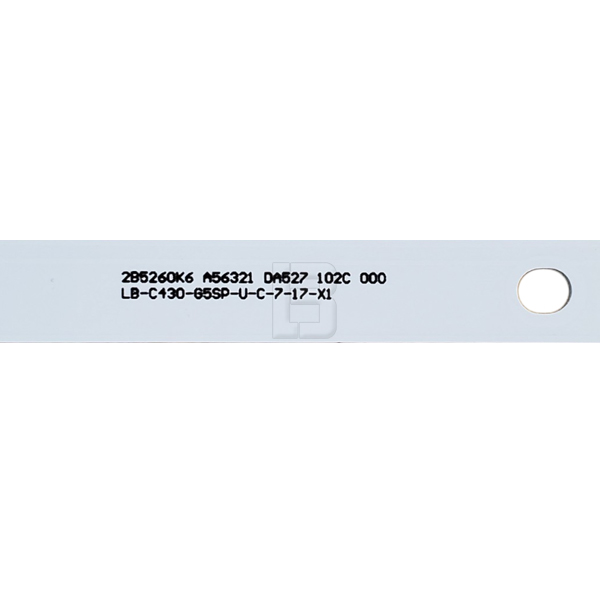 LED BAR-ALPHA43-1 - 2b5260k6-lb-c430-65sp-u-c-7-17-x1