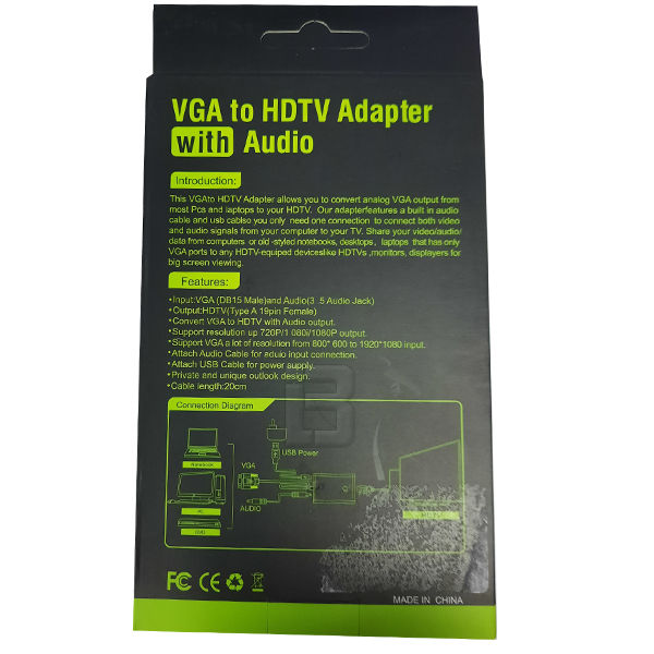 VGA-HDMI V2H KONVERTOR - vga-na-hdmi-adapter