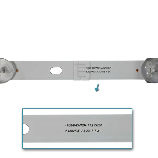 LED BAR-TOSHIBA43 - 4708-k43wdr-a1213k01-k430wdr-a1