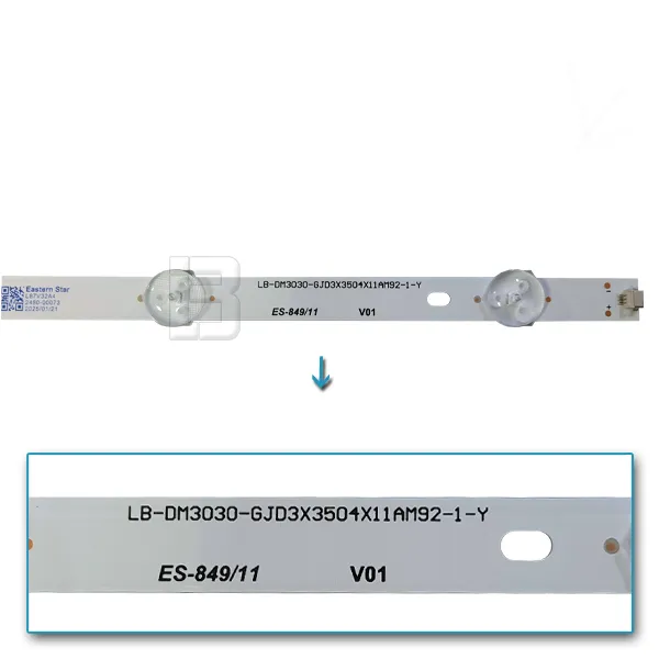 LED BAR-PHILIPS501 - lb-dm3030-gjd3x3504x11am92-1-y